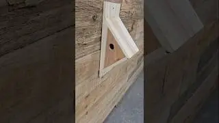 Скворечник из штакетника своими руками #сделайсам #деревообработка #скворечник