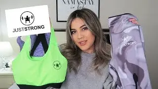 AFFORDABLE CUTE WORKOUT CLOTHES | Just Strong Review & Try-On Haul