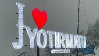 Auli and Joshimath Heavy Snowfall। औली जोशीमठ में जबरदस्त बर्फबारी। #aulisnowfall  #snowfalling ll