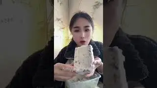 REFROZEN ICE EATING ASMR #frezzerfrost#asmreating #shavediceeating #frostbites #iceasmr#refrozenice