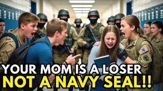 “Your Mom’s No Navy SEAL!” They Called Her Daughter Liar — Then She RAIDED the School With Her Unit
