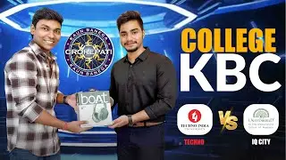 🎓 Techno India vs IQ City UnitedWorld | Which College Wins? | College KBC Episode 1 
