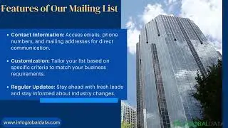 Construction Industry Mailing List - InfoGlobalData