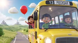 Wheels on the Bus | Story Rhyme for Kids | Magical Bus Adventure UK