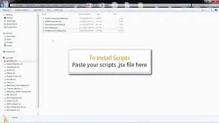 Installing Photoshop Scripts and shortcuts for them