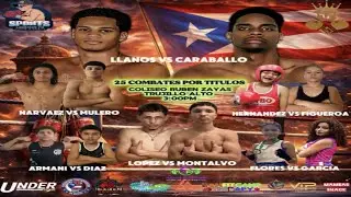 Boxeo Aficionado EN VIVO 🥊 | 25 Combates por T&iacute;tulos &ndash; Trujillo Alto 🇵🇷