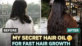 My Secret Hair Oil for Fast Hair Growth 🤫 | Natural & Honest | 2026 | shristi jha #hairfall #hair 