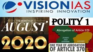 VISION IAS -POLITY 2020 AUGUST CURRENT AFFAIRS:UPSC/STATE_PSC/SSC