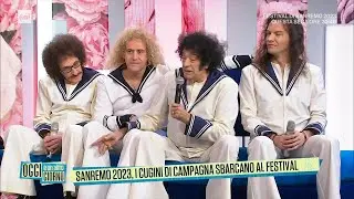 Sanremo 2023, I Cugini di Campagna sbarcano al Festival - Oggi è un altro giorno 07/02/2023
