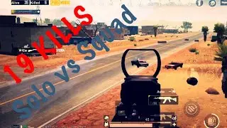 SOLO VS SQUAD - THREE FINGERS + GYROSCOPE GAMEPLAY | PUBG MOBILE