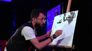 Live Painting Show | Abdulwhab Aljaifi | TEDxSanaaWomen
