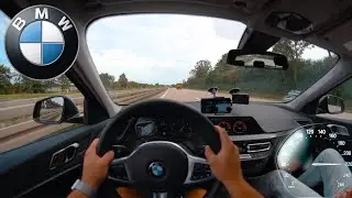 BMW 118i F40 TOP SPEED on German Autobahn✔