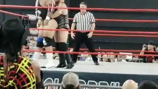 Curt Gannon hits a huge German suplex on former WWE / Impact Star Tyrus
