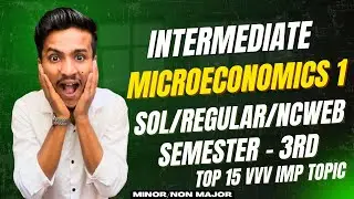 Iintermediate microeconomics 1Iintermediate microeconomics 1 sem 3Iintermediate microeconomicsInotes