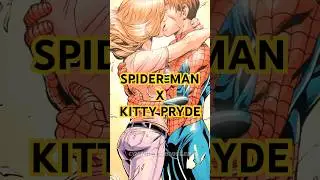 Spider-Man Dates Kitty Pryde! #shorts #ytshorts #comics #marvel #spiderman #xmen #peterparker
