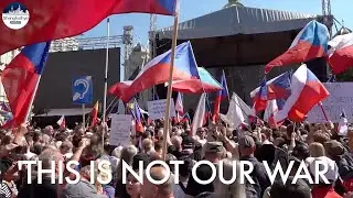 Some 70,000 Czechs protest against pro-West government and its policies fueling Ukraine Crisis