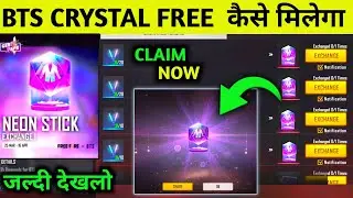 HOW TO EXCHANGE NEON STICK TOKEN TO BTS CRYSTAL TOKEN FF | BTS CRYSTAL TOKEN EXCHANGE KAISE KAREN FF