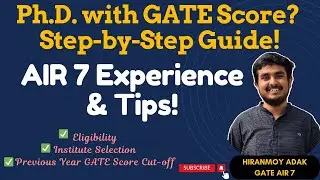 GATE to IIT: Complete Roadmap & Admission Process | Cutoff, IITs, IISc, IISERs Guide
