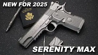 Serenity Max - A Damascus Doublestack 1911 by Cabot Guns