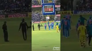 MS DHONI fun with FAN in Ground After match
