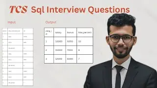 TCS SQL Interview Question | Part 1 | Udit Soni