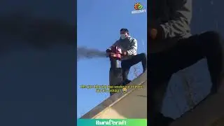 Who Needs a Chimney Sweep? Not This Guy, Lol! #chimney #cleaning #lol