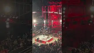 Brock Lesnar Returns-Raw is XXX- Crowd View #wweshorts  #wweraw