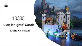 Install Lightailing Light Kit For Lego Lion Knights' Castle 10305