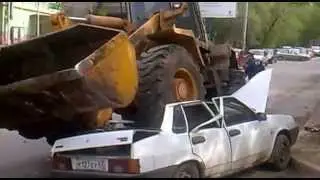 ДТП. Трактор наехал на 99.