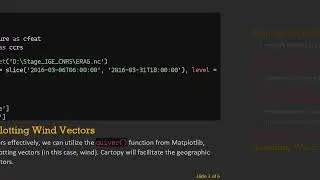 How to Plot Wind Vectors from NetCDF Files Using Python