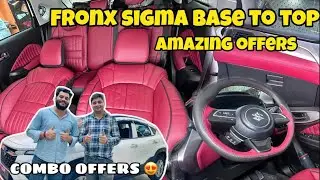 #Fronx Sigma Best Base To Top🔥 Full Customization✅️luxurious Interior🔥 | Seat Cover, Mucie systam ✅️