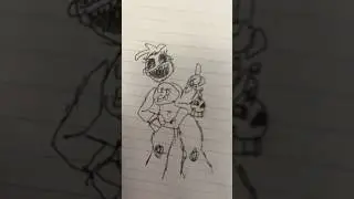 TOY CHICA!✨ I worked hard drawing it hope y&rsquo;all love it 💕🎀🎀