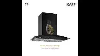 KAFF 60 CM Auto Clean Curved Glass Kitchen Chimney Review | MILA DHC 60, Black