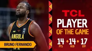 Bruno Fernando (19 PTS) | TCL Player Of The Game | GUI 🇬🇳 vs ANG 🇦🇴 | #AfroBasket 2025