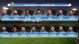 Indian Cricket Team Squad For West Indies Tour 2017 | SportzWiki