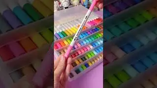 Spidol 120 warna, banyak banget warnanya! #alpacandy #markers #spidolwarna #spidol