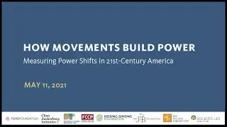 EVENT: How Movements Build Power: Measuring Power Shifts in 21st-Century America