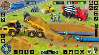 Bridge Construction Simulator Game 🚧 | Build Strong Bridge & Heavy Truck | Android Gameplay 2026