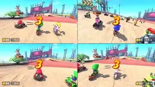 Playing Mario kart king w 64
