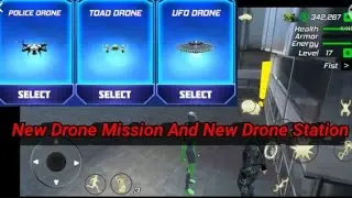 New Drone Mission And New Drone Station In  Rope Frog  Ninja Hero Car Vegas part - 2