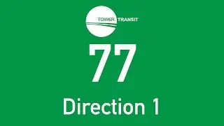 Tower Transit Trunk Bus Service 77 Direction 1 Hyperlapse
