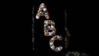 Gold & Pearls ABC Song | Alphabet Song for Kids #alphabetsong #toddlerlearning #abcd #babysensory