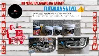 Anti Rust paint for metal from Germany,  Rust conversation. Unboxing review 