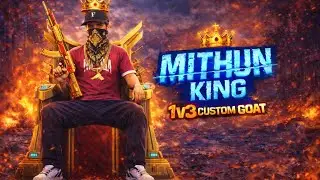 KING ENTRY 👑| FREE FIRE 1v3 😈|CUSTOM GOAT 🐐 GAMEPLAY 🔥 VIDEO #freefire #custom #gameplay #video 