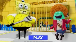 SPONGEBOB BIG GUY PANTS OK PRISON RUN! (OBBY) - Ice Spice Escape Bikini Bottom Prison! | Goat Gaming