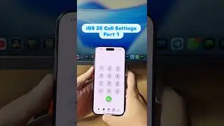 iOS 26 Call Settings: Part 1 #ios #apple #iphone #ios18 #ios26 #shorts #youtubeshorts ​⁠@iTechKen