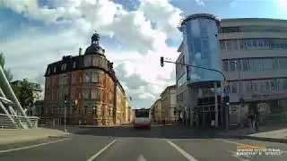 D: Stadt Bamberg. Big City Tour. Part 7. Straßen zwischen Bahnhof und Kanal. Juni 2018