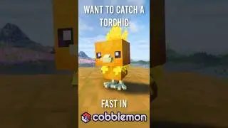 Как быстро найти Торчика в Cobblemon 1.7! #cobblemon #minecraft #pokemon