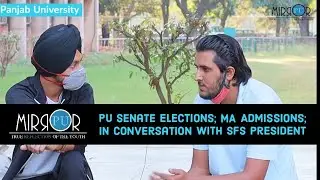 PU Senate Election; MA Admissions; In conversation with SFS President.