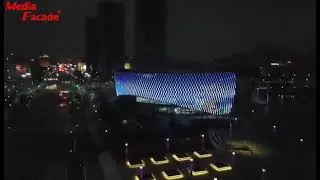 Media Facade Lighting for Liyang Cultural Center, China